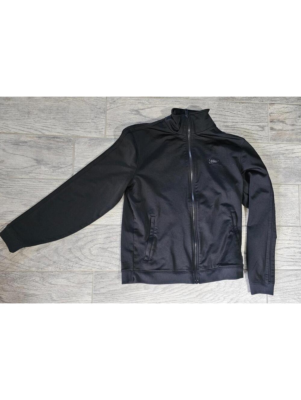 Women's Levi's Full Zip Up Jacket Size Small Black Eight Long Sleeve Pockets